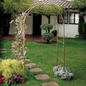 Classic copper arbor that weathers nicely