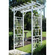 Simple pergola style arbor