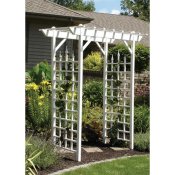 A nice pergola style vinyl arbor